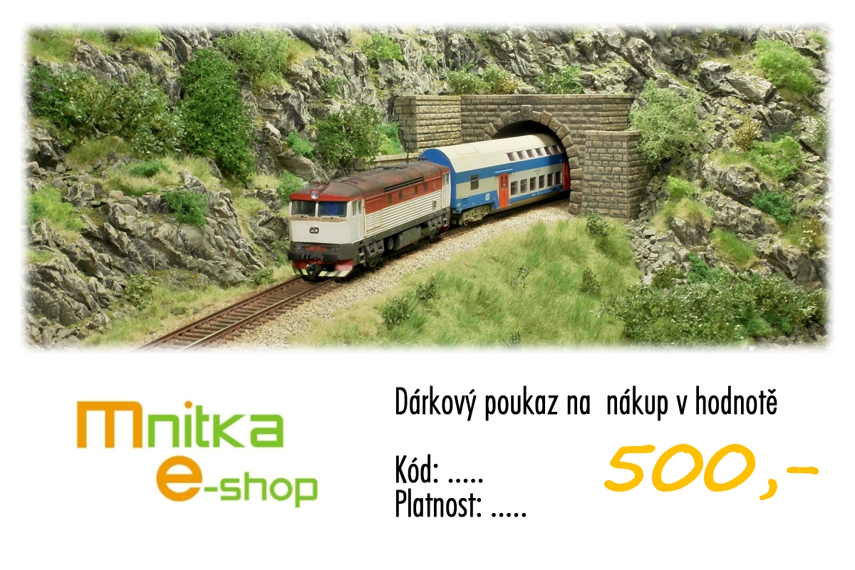 Dárkový poukaz v hodnotě 500-.Kč