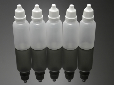 5x plastová lahvička s kapátkem 20ml