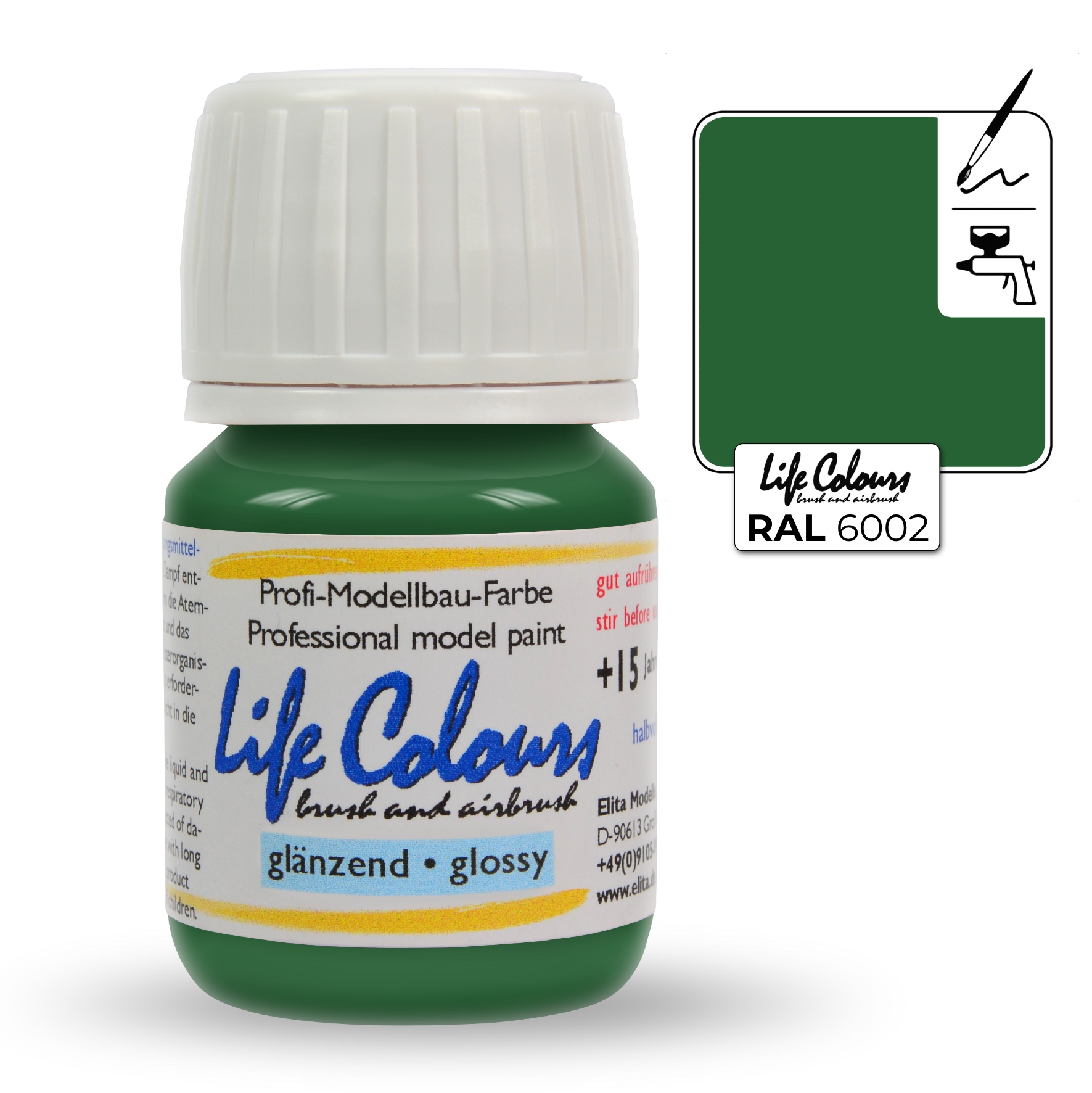 ELITA MODELLE Life Colours zeleň  listová 15ml