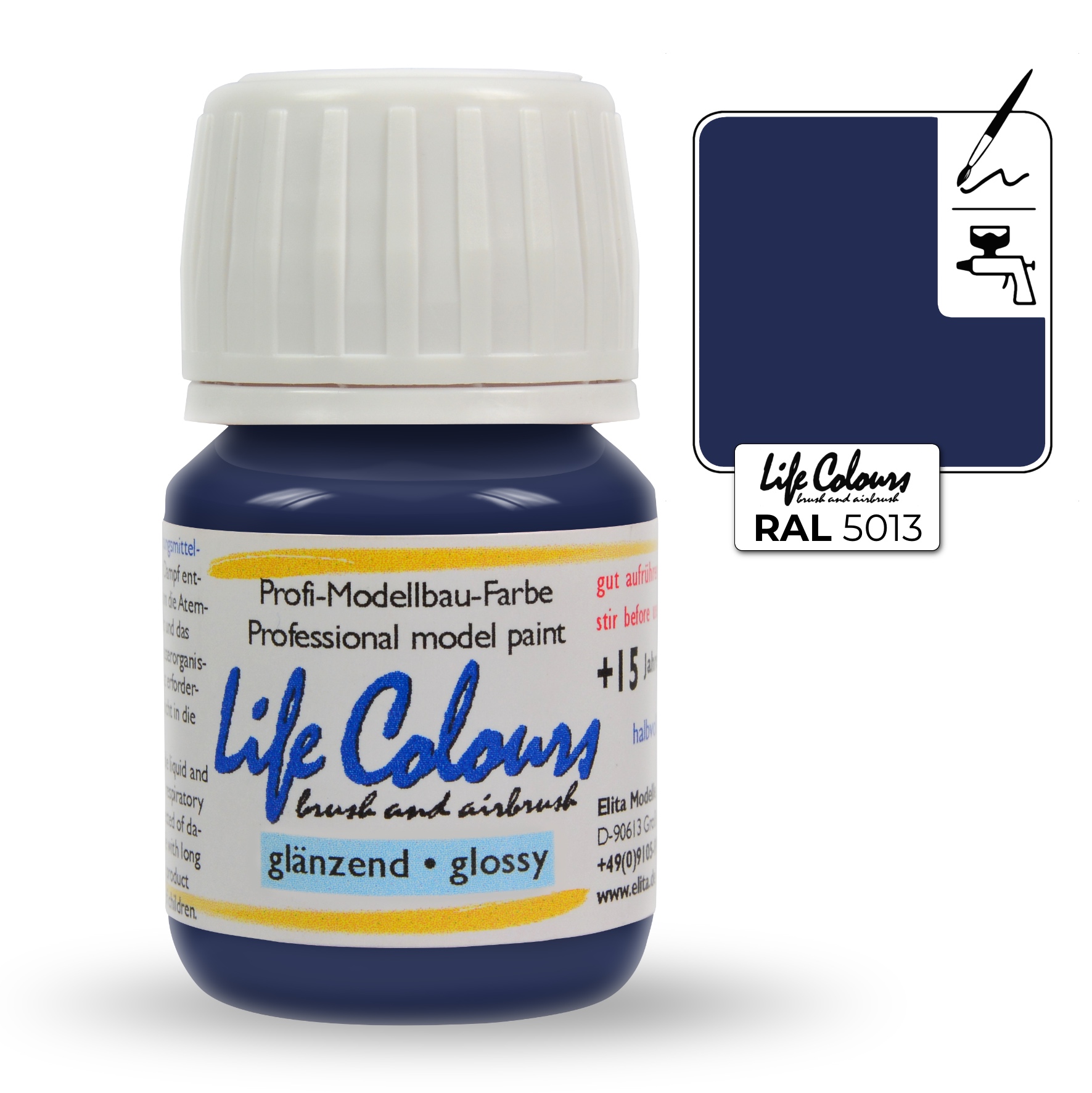 ELITA MODELLE Life Colours kobaltová modrá 15ml