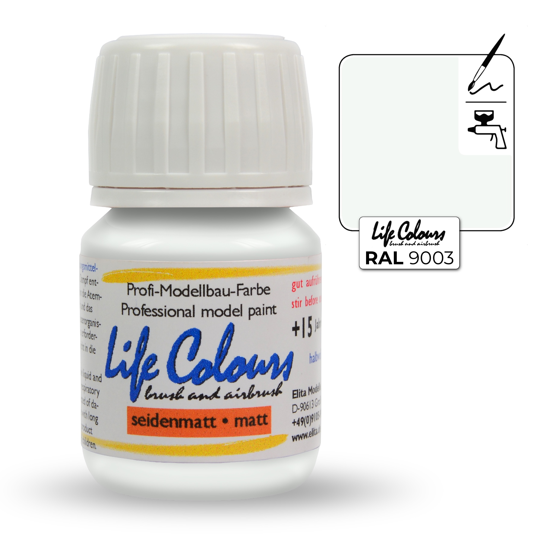 ELITA MODELLE Life Colours signální bílá 15ml