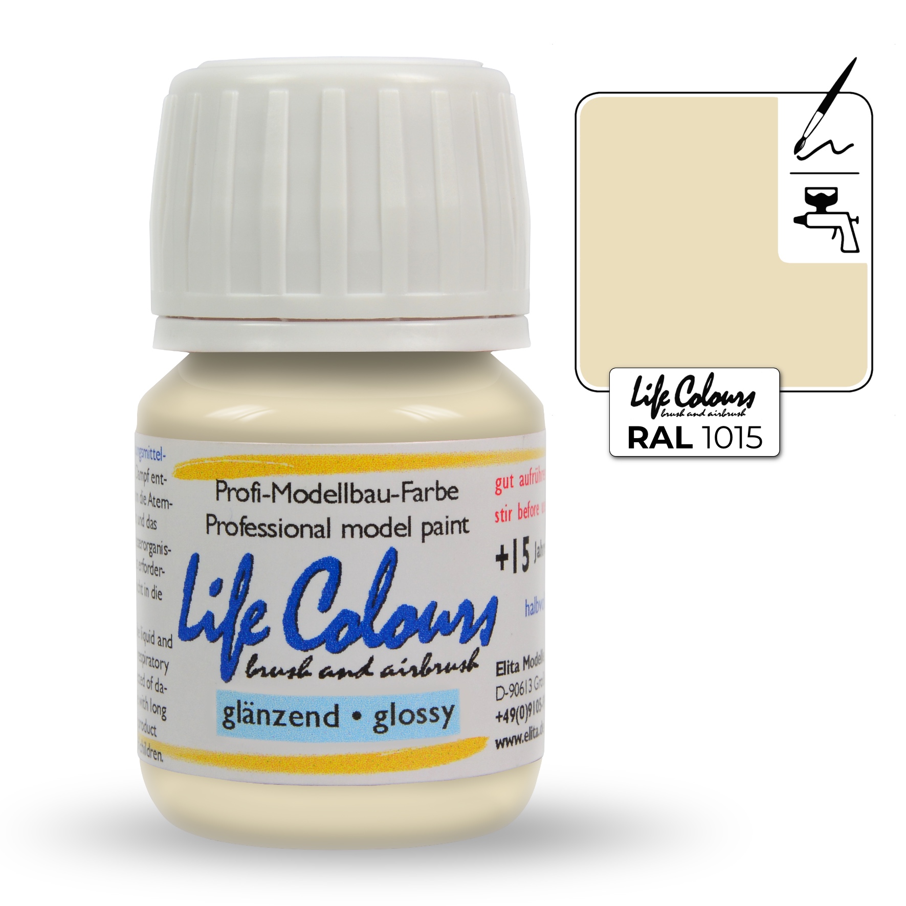 ELITA MODELLE Life Colours slonová kost světlá15ml