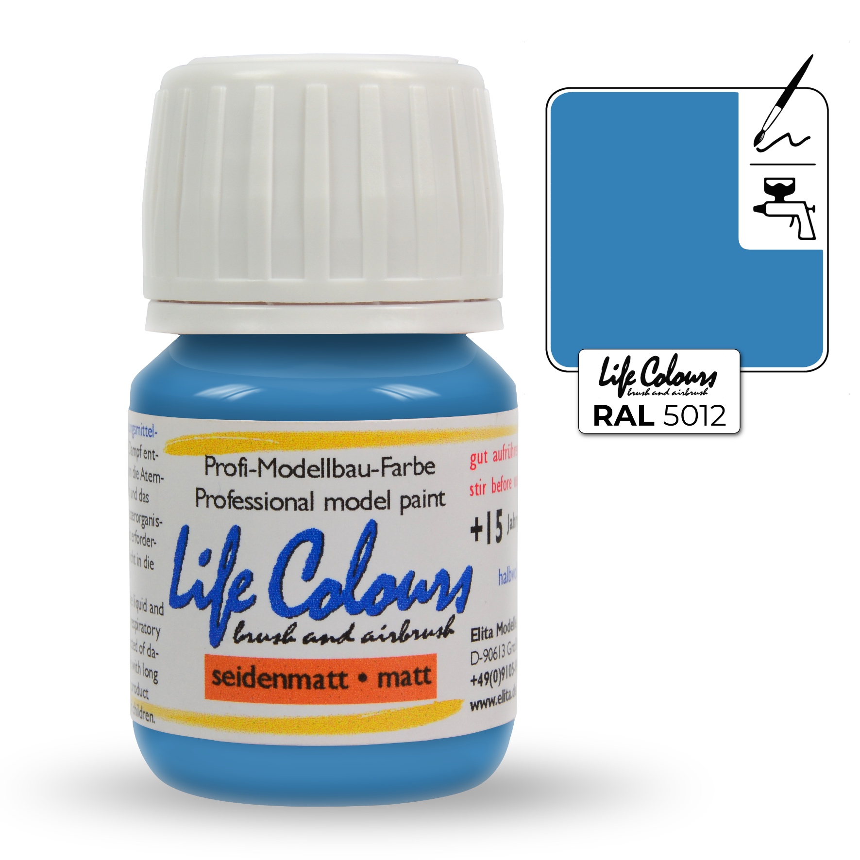 ELITA MODELLE Life Colours světle modrá 15ml