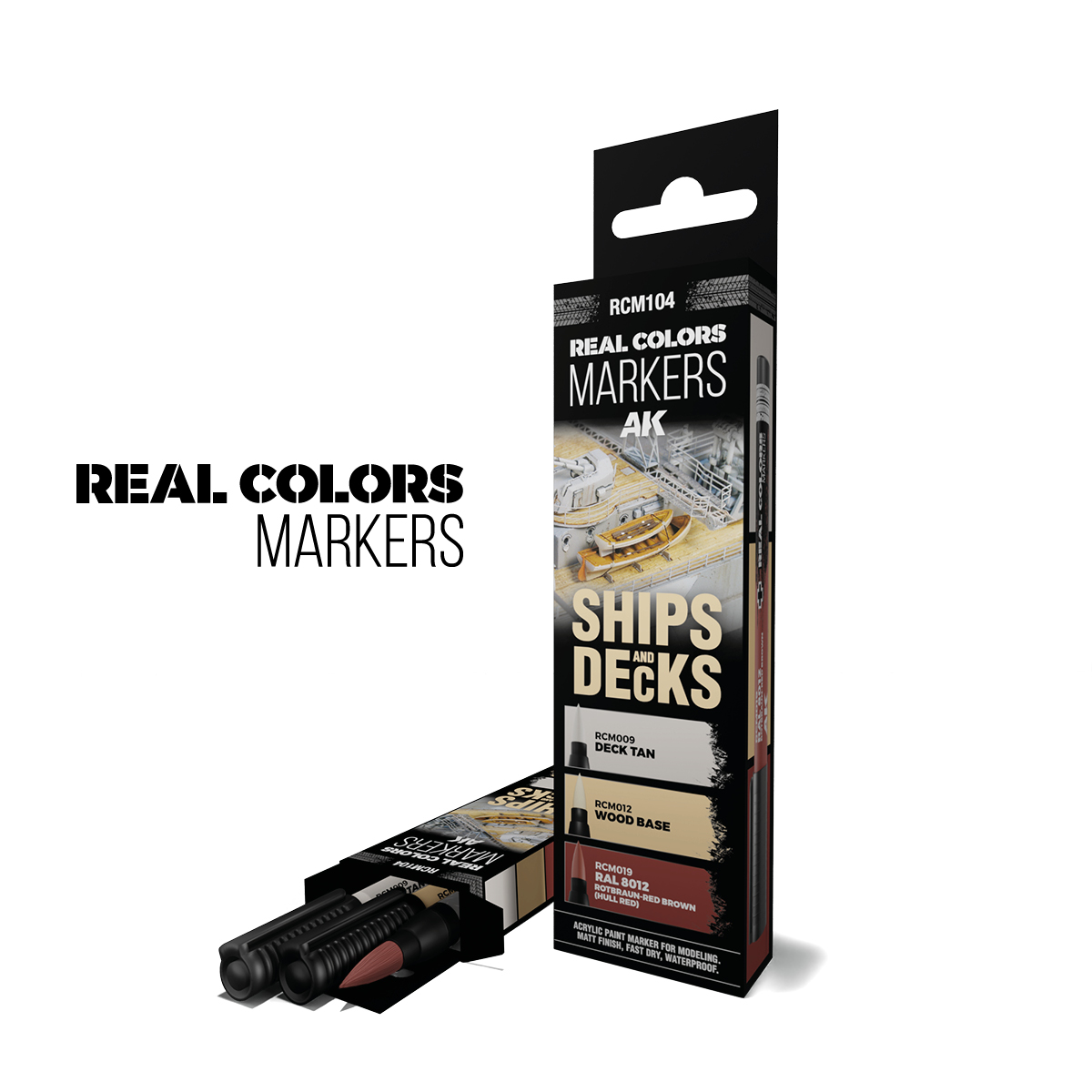 AK REAL COLORS MARKER SHIPS AND DECKS