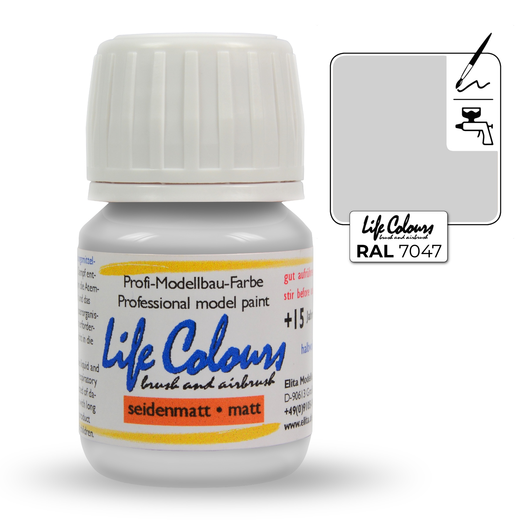 ELITA MODELLE Life Colours telešedá 15ml