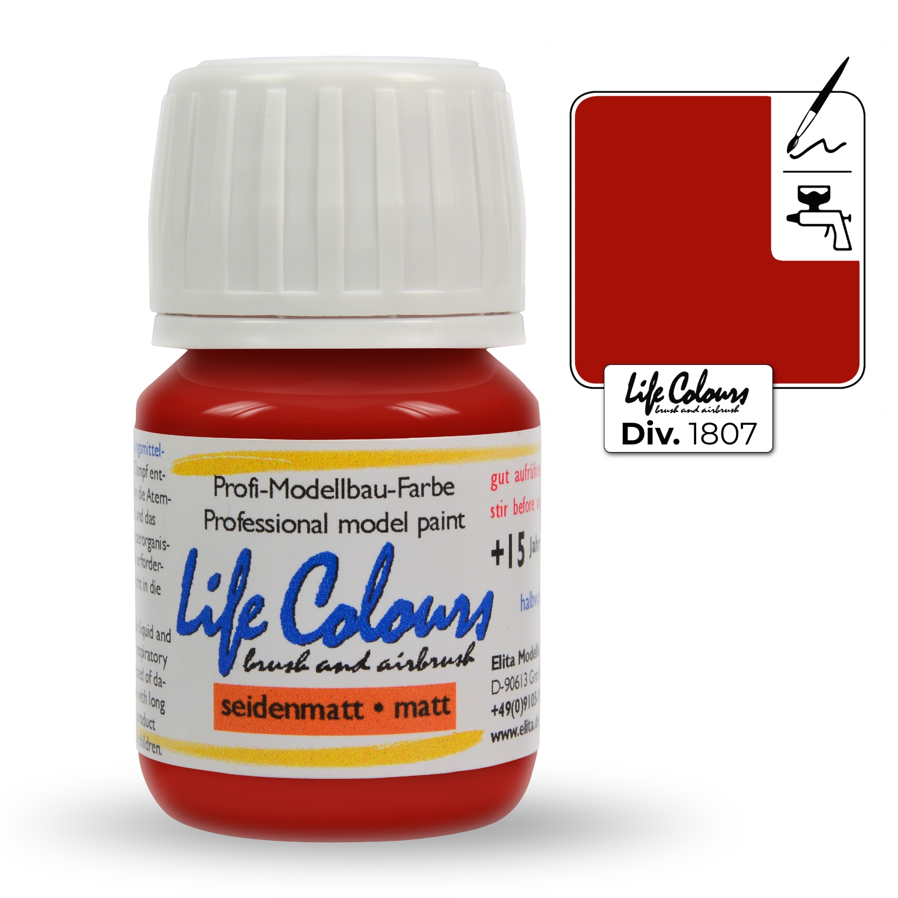 ELITA MODELLE Life Colours "ÖBB Railjet Rot"  15ml