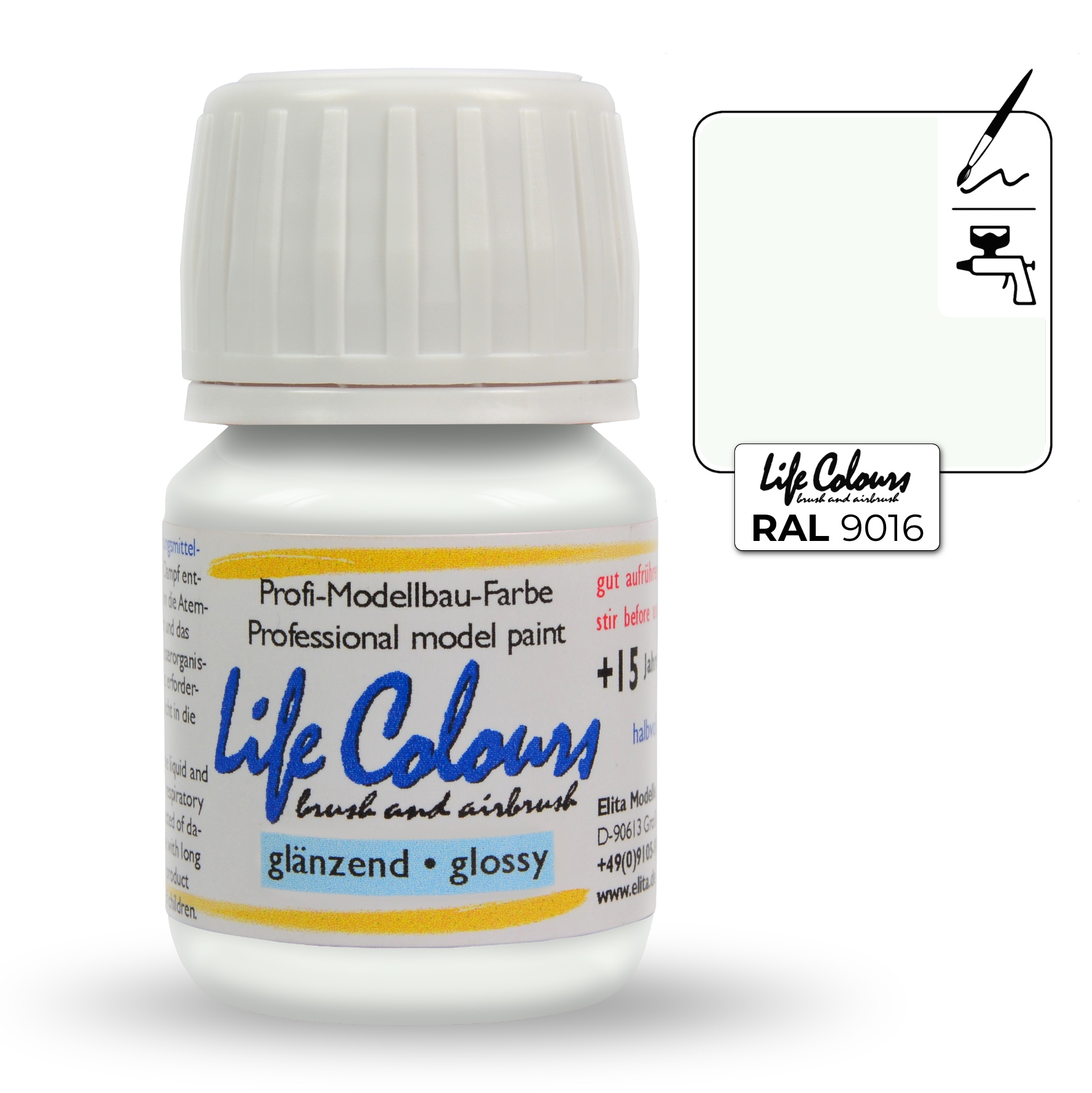 ELITA MODELLE Life Colours dopravní bílá 15ml