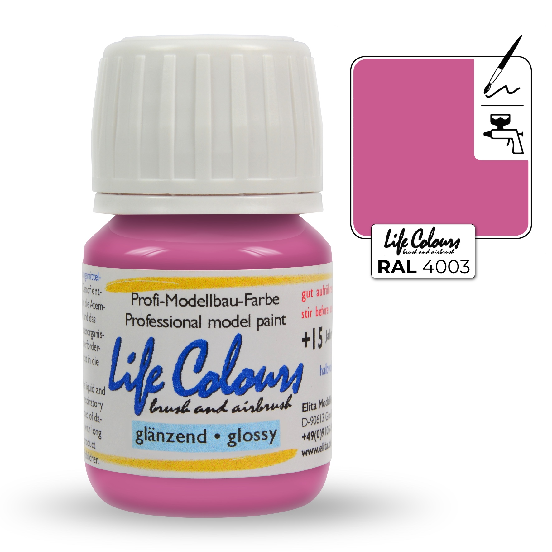 ELITA MODELLE Life Colours vřesová fialová 15ml