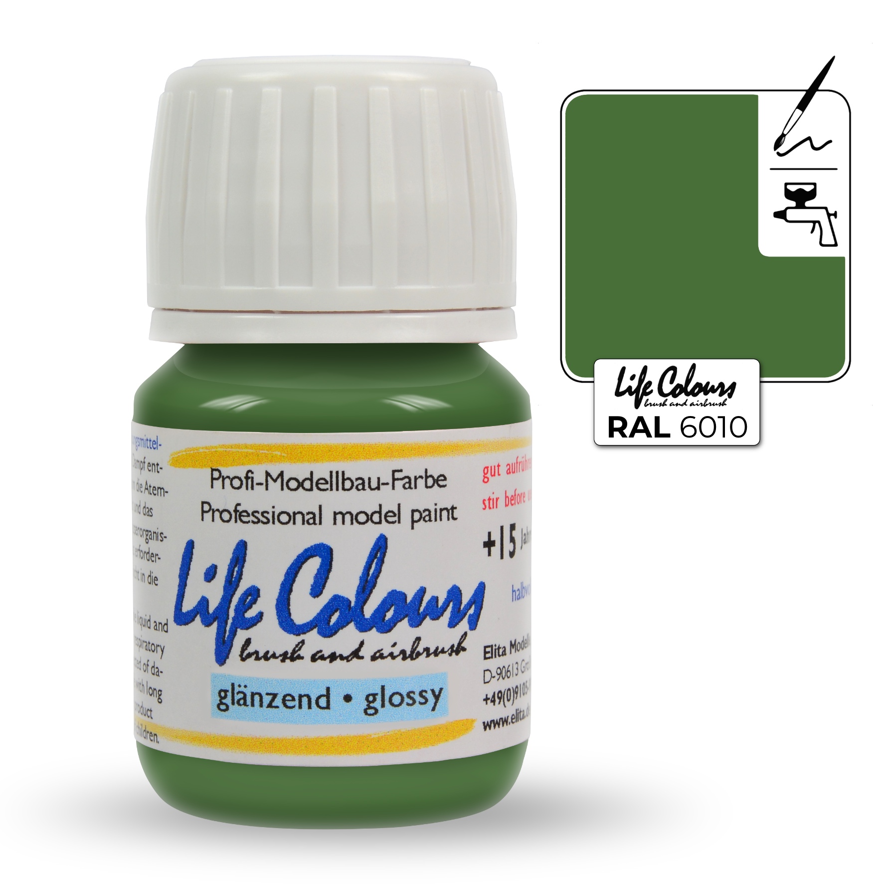 ELITA MODELLE Life Colours zeleň trávová 15ml