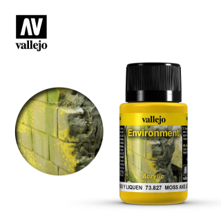 VALLEJO Weathering Effects 73827 Moss and Lichen Effect (40ml)