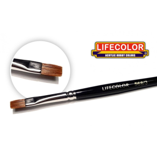 LIFECOLOR plochý štětec s přírodním vlasem velikost 3
