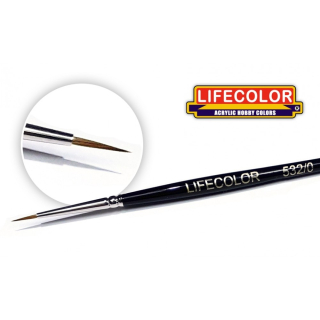 LIFECOLOR štětec s přírodním vlasem velikost 0