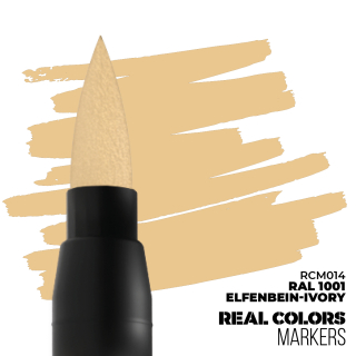 AK REAL COLORS MARKER RAL 1001 elfebein/ivory