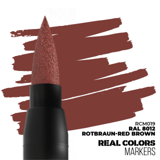 AK REAL COLORS MARKER RAL 8012 rotbraun/red brown
