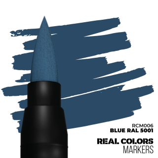 AK REAL COLORS MARKER BLUE RAL5001