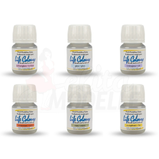 ELITA MODELLE Life Colours sada bezbarvých laků 6x15 ml