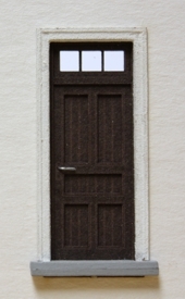 TT Dveře plné se světlíkem  hnědé