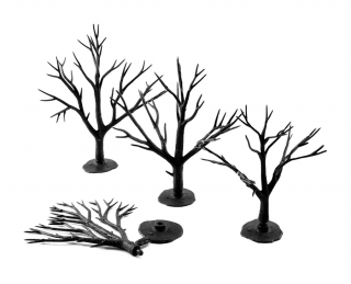 WOODLAND SCENICS kostry stromů výšky 7,5cm - 12,5cm