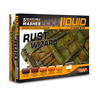 LIFECOLOR set tekutých pigmentů   Rust Wizard