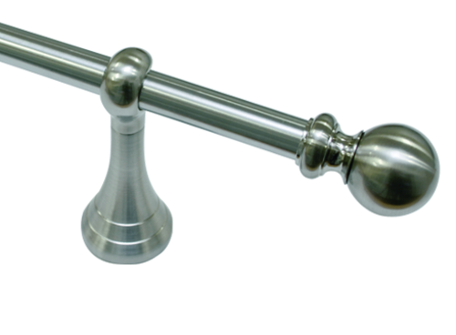 Gardinia Polaris 19mm 240cm kov škrábaná ocel