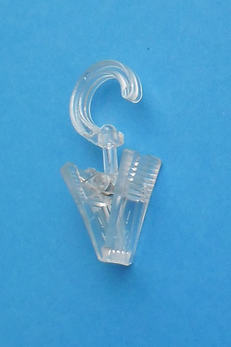 Gardinia žabka plast plexi