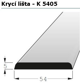 Spálenský dřevěná krycí lišta masiv K5405/2000