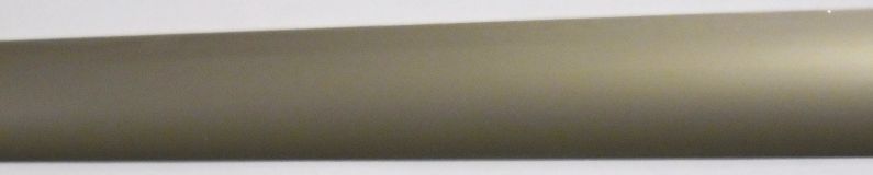 Přechodová lišta hliníková samolepící oblá světlá bronz š. 4cm - d. 270cm 
