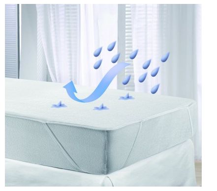 Chránič matrace MOLTON nepropustný a prodyšný 80x200cm
