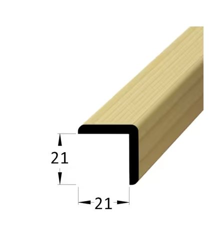 Spálenský dřevěná rohová lišta masiv  R 2121/2000