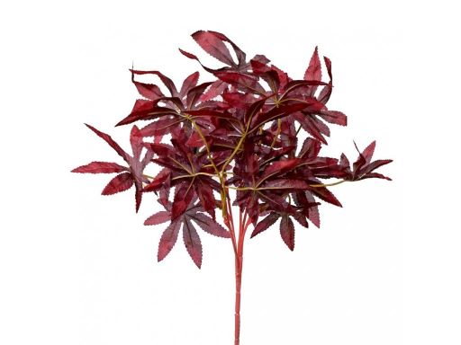Větev, Umělé listy - 40 cm, červené
