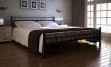 Kovová postel "MALTA" 140x200 včetně roštu + matrace