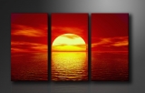 Dekorační obraz 160x90cm - 3 díly - 1094 - Západ slunce