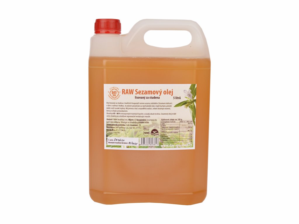 RAW Sezamový olej Day Spa 5 l