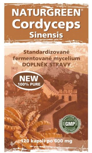 Naturgreen Cordyceps 120 ks, 500 mg