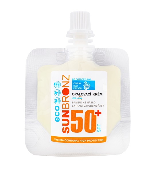 Opalovací krém SUN BRONZ SPF 50+ - Coral Friendly cestovní balení 20 ml