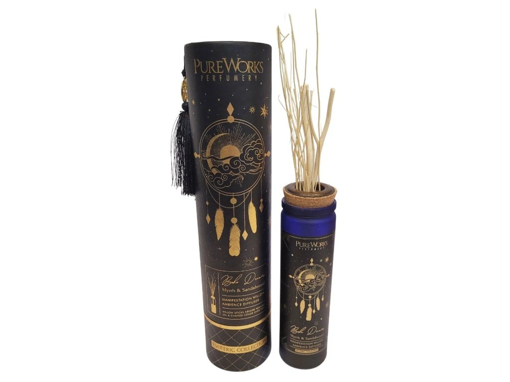ARÔME Organický difuzér 100 ml s vŕbovými prútikmi, Myrrh&Sandalwood 1ks