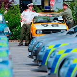 Předávání vozů Policii