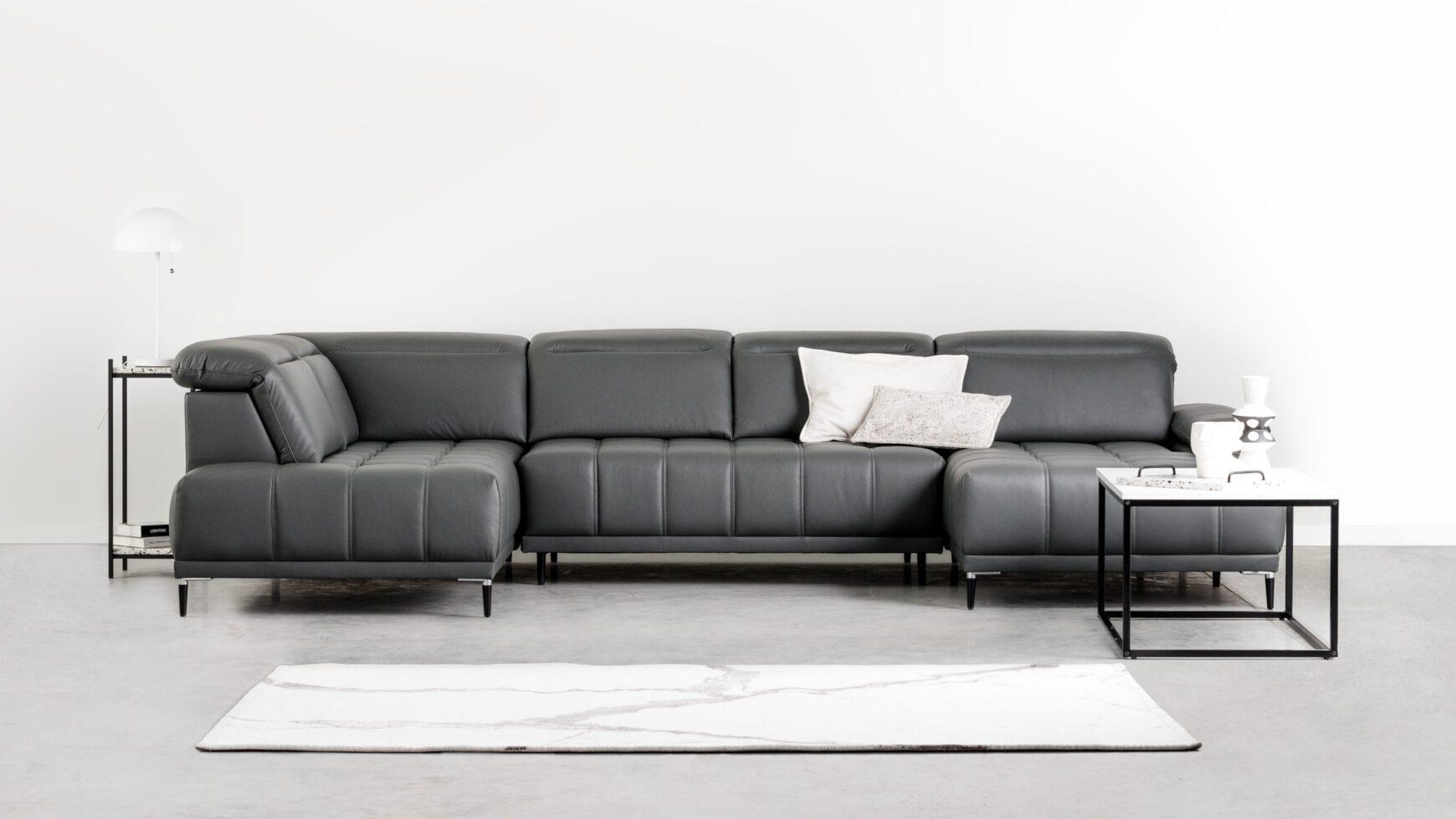 Sedací souprava Focus XL kožená ve tvaru U