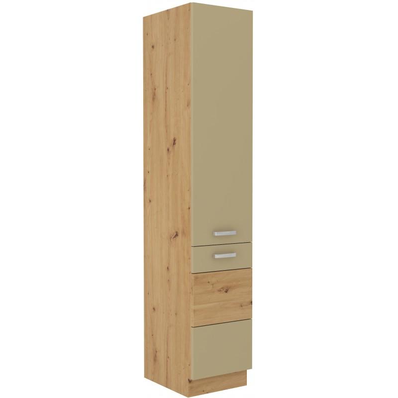 Potravinová skříň Artisan - cappuccino lesk 40 DK-210 2F