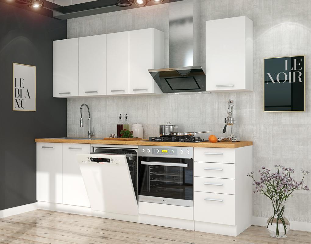 Kuchyňská linka Eko white - 240 cm