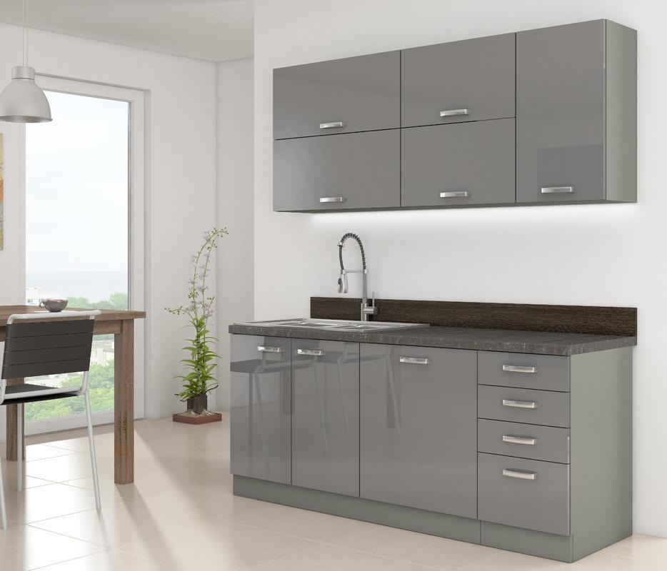 Kuchyňská linka Grey - 180 cm
