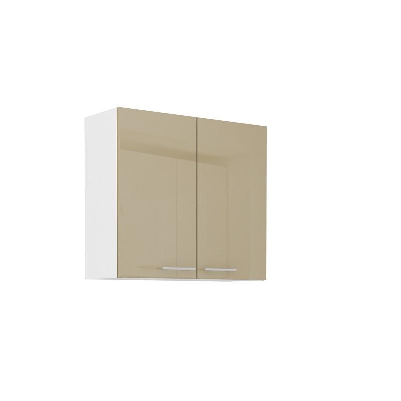 Horní skříňka Lara - cappuccino lesk 80 G-72 2F
