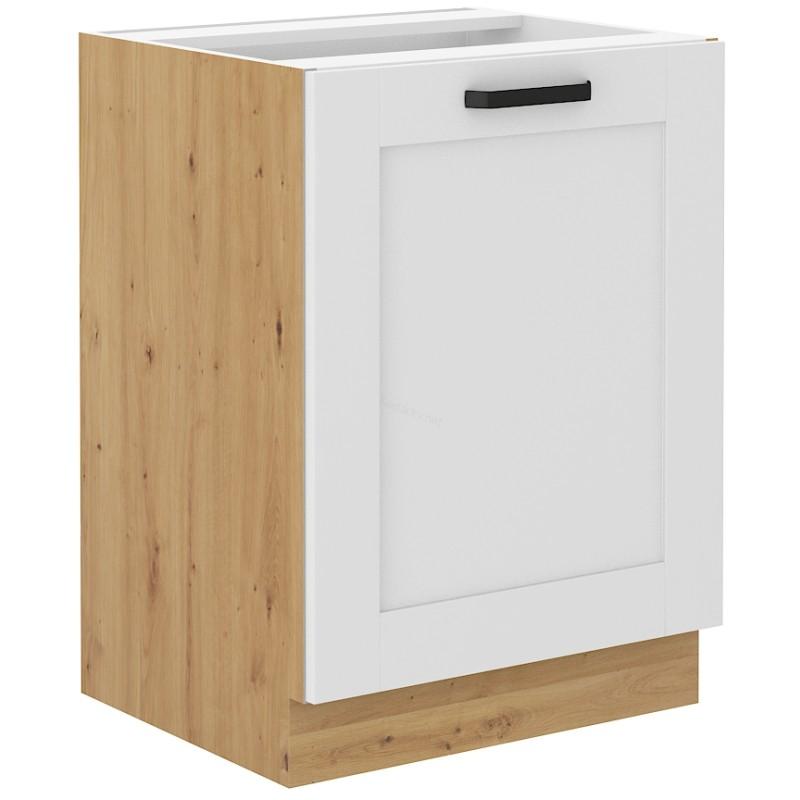 Spodní skříňka Luna bílá/dub artisan 60 D 1F BB 