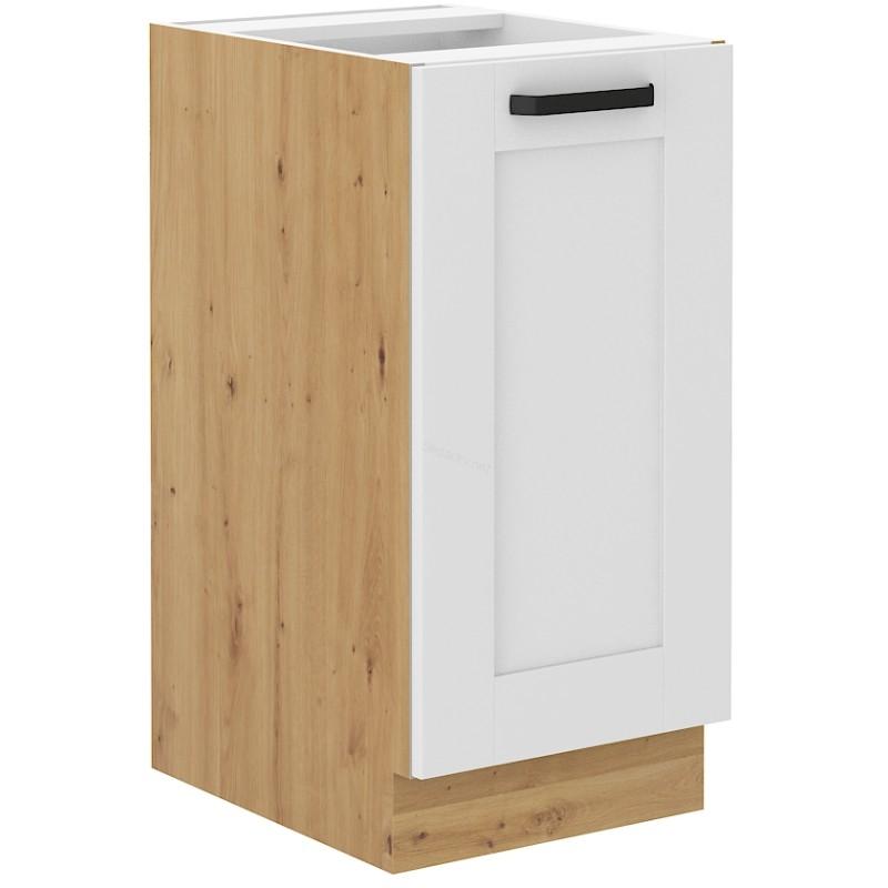 Spodní skříňka Luna bílá/dub artisan 40 D 1F BB