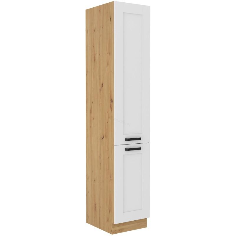 Potravinová skříň Luna bílá/dub artisan 40 DK-210 2F