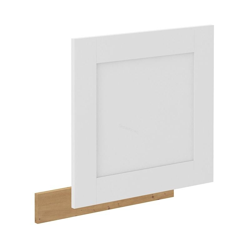 Kuchyňská dvířka Luna bílá/dub artisan ZM 570x596