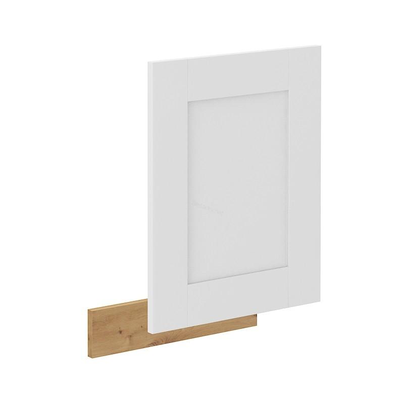 Kuchyňská dvířka Luna bílá/dub artisan ZM 570x446