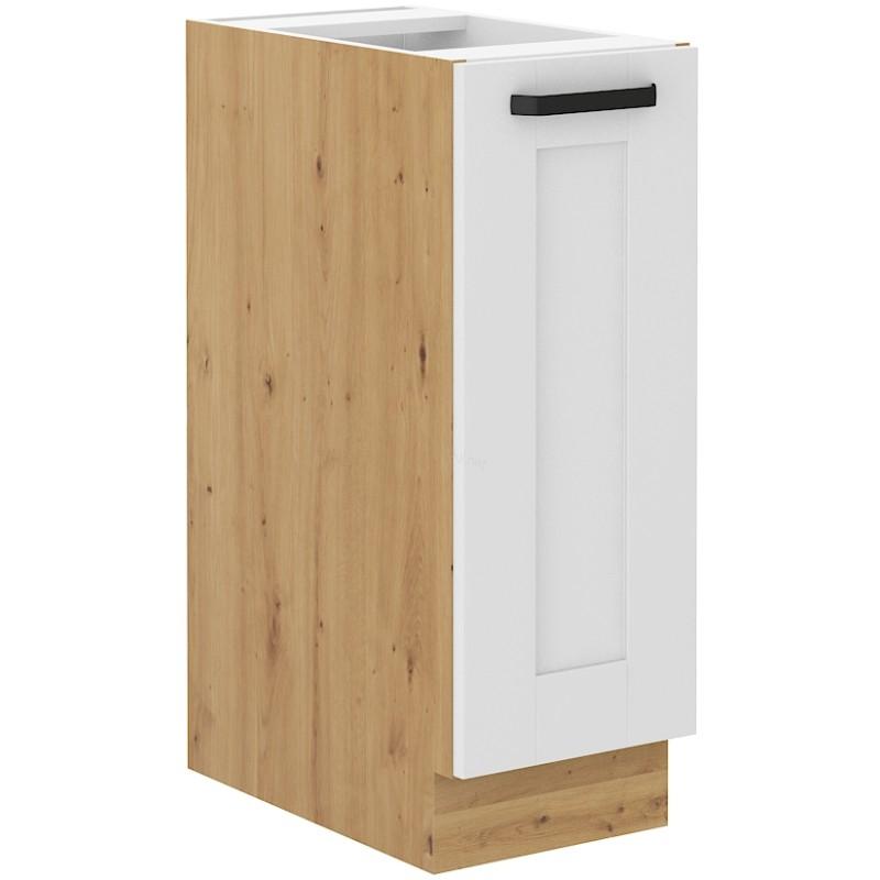 Spodní skříňka Luna bílá/dub artisan 30 D CARGO BB