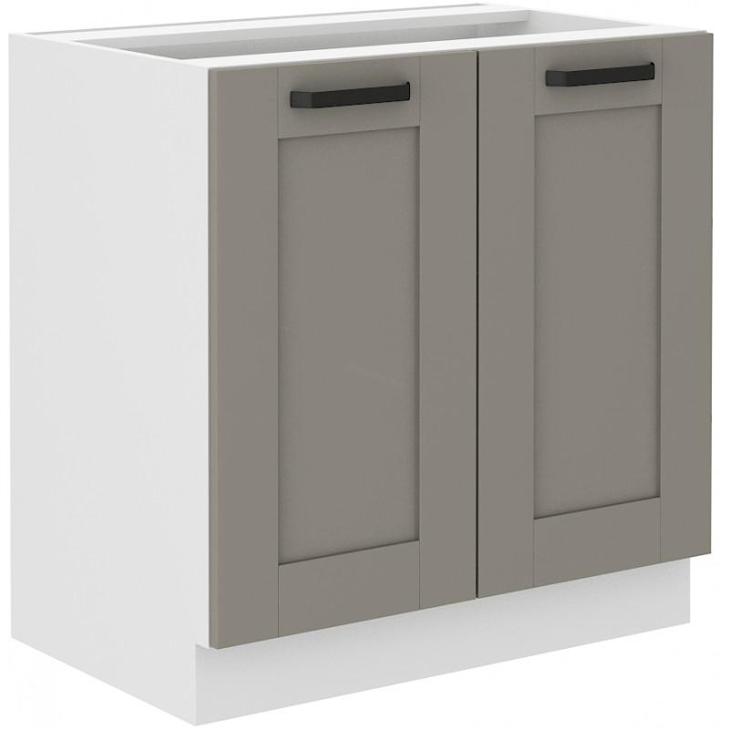 Spodní skříňka Luna Claygrey/bílá 80 D 2F BB 