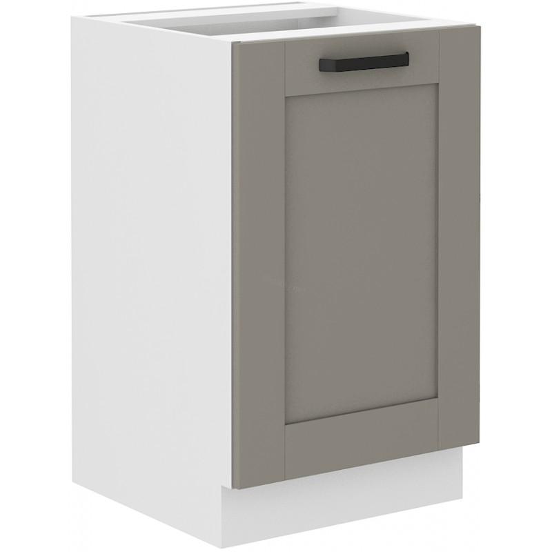 Spodní skříňka na dřez Luna Claygrey/bílá 50 ZL 1F BB 